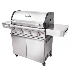 Gratar pe gaz din otel inoxidabil non-magnetic Char-Broil Platinum 4400S , 4 arzatoare din inox, TRU-Infrared - 140867 lateral