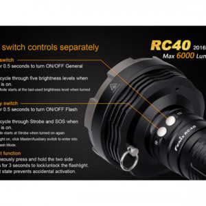 Lanterna Fenix RC40 - 6000 Lumeni - 730 Metri - Editie 2016 4