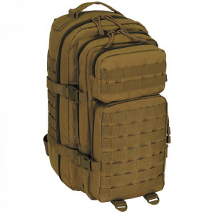 Rucsac modular 30 litri, multiple buzunare, compatibil sistem hidratare, coyote tan MFH - OUTMA.30328R