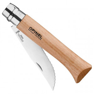 Set Picnic Opinel Nomad 3 cutite Inox, manere fag - 002177 briceag