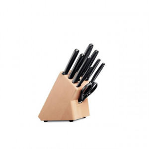 Set Victorinox pentru Bucatarie, 9 piese, suport lemn - 5.1193.9
