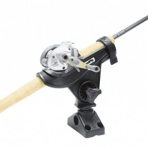 Suport lanseta spinning sau baitcasting cu sitem de montare side/deck mount