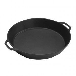 Tigaie adanca rotunda din fonta cu manere Lodge 43 cm