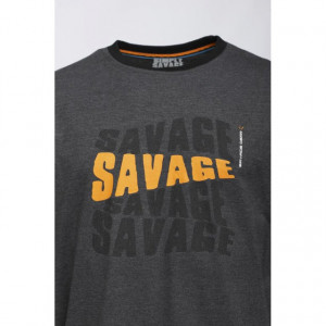 Tricou Savage Gear Simply Logo Tee maneca lunga