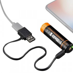 Acumulator cu port Micro-USB pentru lanterna D20 Acebeam