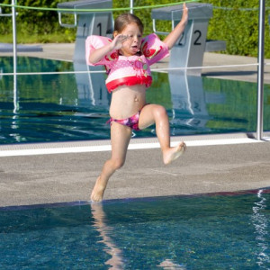 Aripioare inot Puddle Jumper roz zane - 20000027899