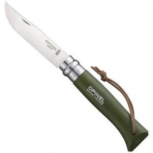 Briceag Opinel Trekking Nr.08 Inox Fag Kaki lama 8.5cm - 001703