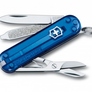 Briceag Victorinox Classic SD, albastru transparent - 0.6223.T2