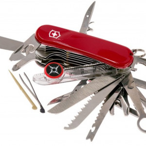 Briceag Victorinox Evolution S54, rosu - 2.5393.SE unelte pe lat