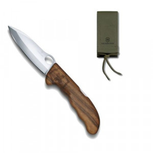 Briceag Victorinox Hunter Pro M One Hand Wood, lemn nuc - 0.9411.M63 cu teaca