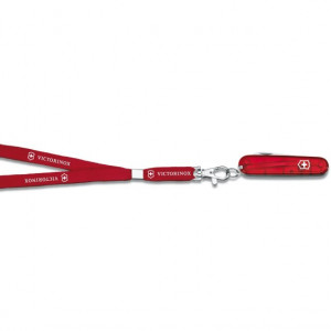 Briceag Victorinox My first Victorinox H, rosu transparent - 0.2373.T snur