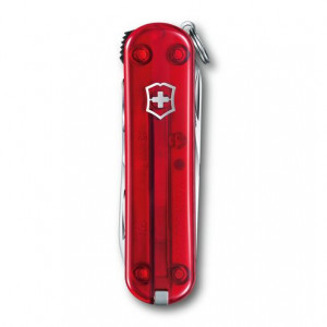 Briceag Victorinox Nail Clip 580, rosu trans - 0.6463.T inchis