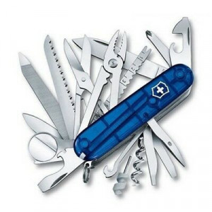 Briceag Victorinox SwissChamp, albastru transparent - 1.6795.T2