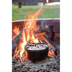 Ceaun din fonta cu capac - cuptor olandez Lodge 30,2 cm 5,7 litri
