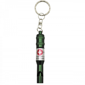 Fluier supravietuire cu inel si ID tag, impermeabil MFH - OUTMA.27564