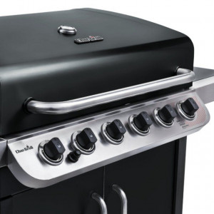 Gratar pe gaz Char-Broil Convective 640B XL, 6 arzatoare din inox, gratare din fonta -140847 butoane