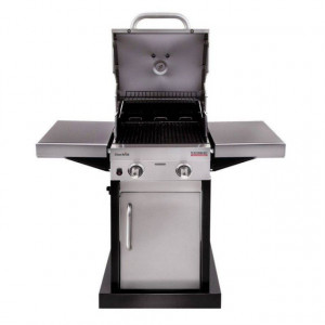 Gratar pe gaz Char-Broil Performance 220S, 2 arzatoare din inox, TRU-Infrared - 140741 frontal