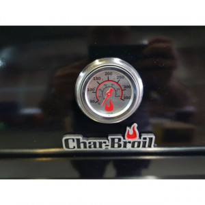 Gratar pe gaz din inox Char-Broil Professional 4400B - 140737 termometru