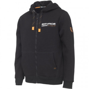 Hanorac Savage Gear Urban Zip Black Ink