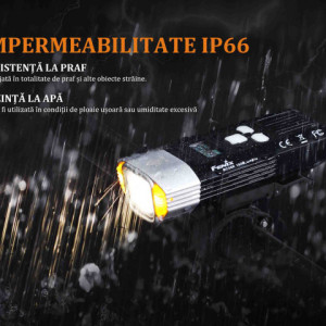 Lanterna bicicleta de ghidon Fenix BC35R Reincarcabila 1800 Lumeni 146 Metri 3