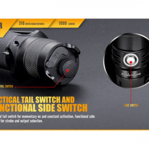 Lanterna Fenix TK20R Reincarcabila 1000 lumeni 310 metri buton