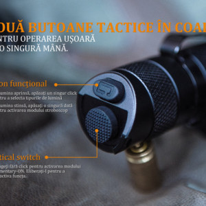 Lanterna Fenix TK25 - Versiune Red - 1000 Lumeni 225 Metri 3