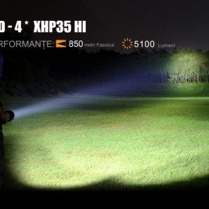 Lanterna Fenix TK75 Rencarcabila 5100 lumeni 850 metri 3