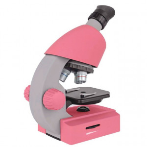 Microscop optic Bresser Junior 40x-640x roz - 8851300CRG000