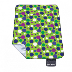 Patura pentru picnic captusita cu aluminiu Spokey Circles 180 x 210 cm - OUTMA.832827