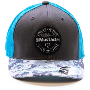 Sapca Mustad Flexfit Gri/Albastru - A8.MCAP07.GC