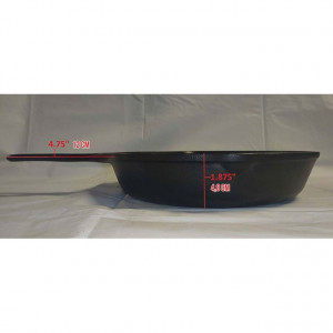 Tigaie adanca rotunda din fonta cu maner Lodge 22,9 cm