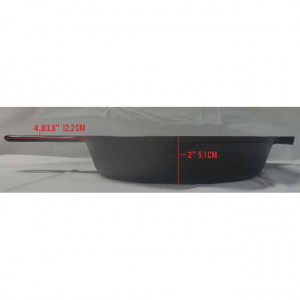 Tigaie adanca rotunda din fonta cu maner Lodge 26 cm