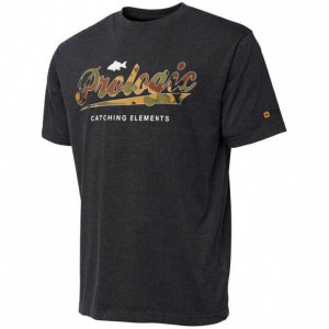 Tricou Prologic Camo Logo Grey Melange