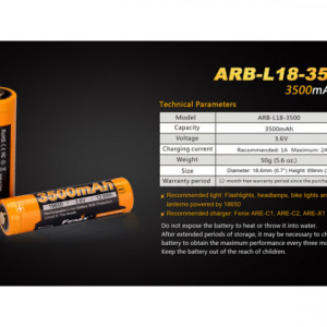 Acumulator 18650 - 3500mAh - ARB-L 18-3500 7