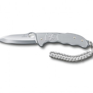 Briceag Victorinox Hunter Pro M Alox One Hand, argintiu - 0.9415.M26 lama deschisa