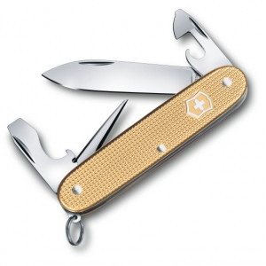 Briceag Victorinox Pioneer Alox, Champagne Gold - 0.8201.L19 - Limited Edition 2019