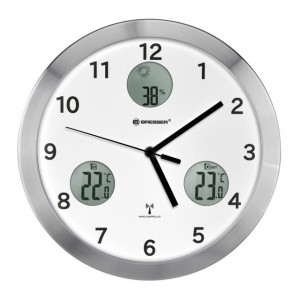 Ceas de perete cu statie meteo Bresser MyTime IO - 8020210GYE000