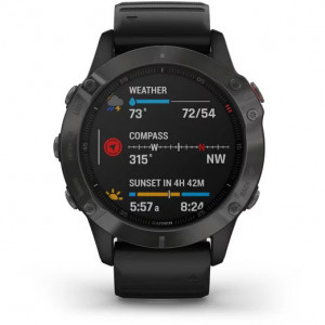 Ceas Garmin Fenix 6 Sapphire Gray/Black 47mm - HG.010.02158.11 compass