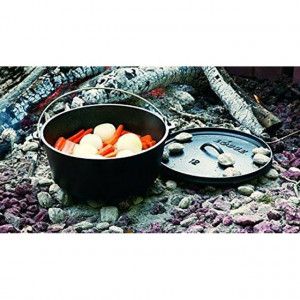 Ceaun din fonta cu capac - cuptor olandez Lodge 30,2 cm 5,7 litri