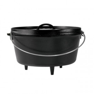 Ceaun din fonta cu capac - cuptor olandez Lodge 30,2 cm 7,6 litri