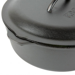 Ceaun din fonta cu capac - cuptor olandez Lodge 33 cm 8,5 litri