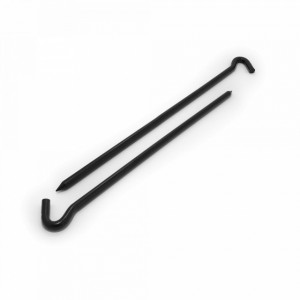 Cuie Cort extra heavy duty 45.7 cm 11.4mm din otel 2 buc - C1865