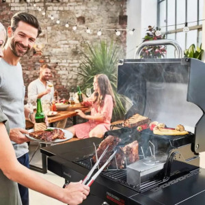 Gratar pe gaz din inox Char-Broil Professional Core B 2, grile din fonta, TRU-Infrared 140914 4