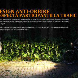 Lanterna bicicleta de ghidon Fenix BC35R Reincarcabila 1800 Lumeni 146 Metri 4