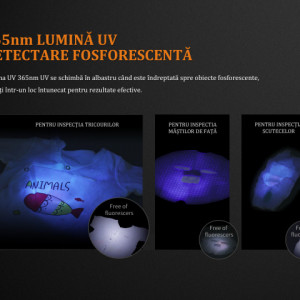 Lanterna Fenix LD05 V2.0 - Lanterna - 100 Lumeni - 54 Metri UV