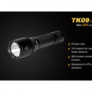 Lanterna Fenix TK09 - Editie 2016 - 900 lumeni 310 metri caracteristici