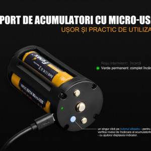 Lanterna Fenix TK75 Rencarcabila 5100 lumeni 850 metri 5