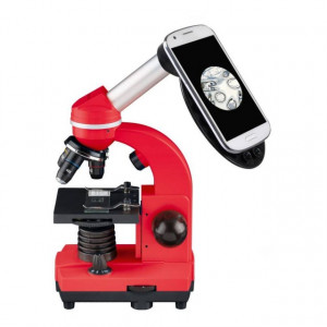Microscop optic Bresser Junior Student Biolux SEL, rosu - 8855600E8G000
