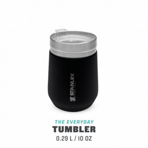 Pahar Termoizolant Stanley GO The Everyday Tumbler Matte Black Pebble 0.29 Litri - 10-10292-002