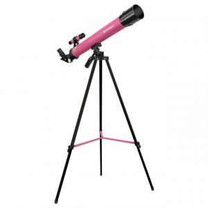 Telescop refractor Bresser Junior 45/600 AZ roz - 8850600W9H000